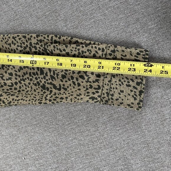 Rag & Bone 100% Silk Karen Wrap Dress Women's 8 Olive Leopard Print NWT - Picture 14 of 15